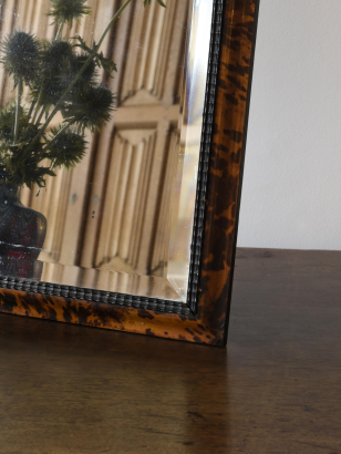 Large 1920's Tortoiseshell Easel Mirror
