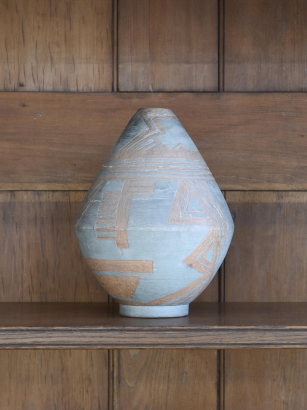 Art Deco Terracotta Vase