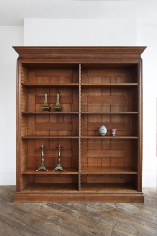 Large Arts & Crafts Oak Library Bookcase