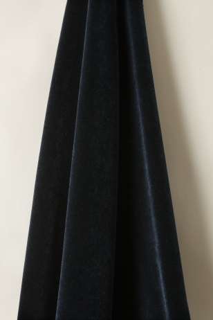 Mohair Velvet in Navy Mohair Velvet in Navy