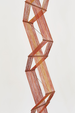 3D Macrogauze Wall Hanging by Peter Collingwood