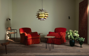 Heavy Weight Cotton Velvet in Vermillion Heavy Weight Cotton Velvet in Vermillion